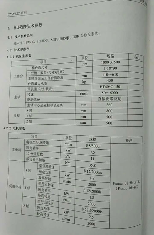 全新立式加工中心 云南CY-VMC850LD立式加工中心