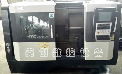 出售二手沈陽HTC2050i數控斜身車